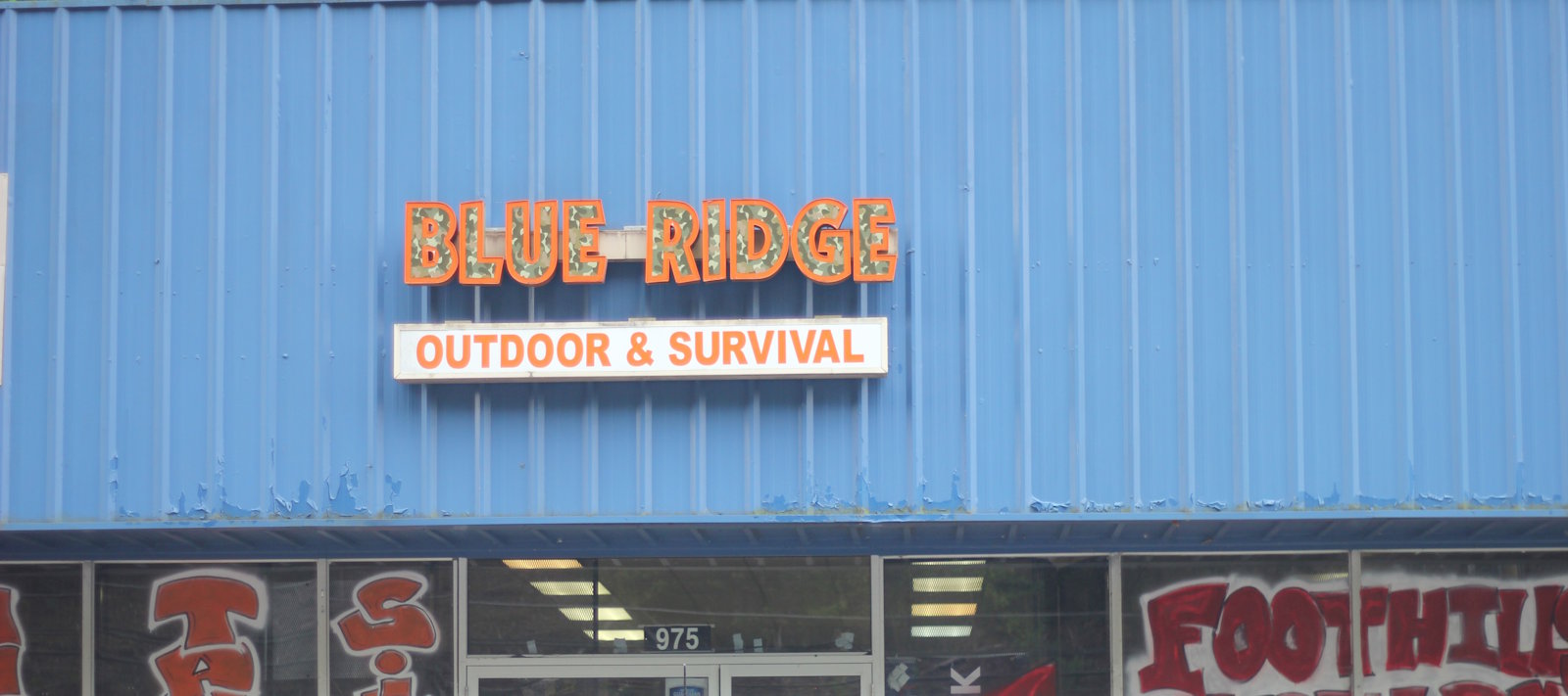 Foothills Firearm Factory storefront in Marion North Carolina